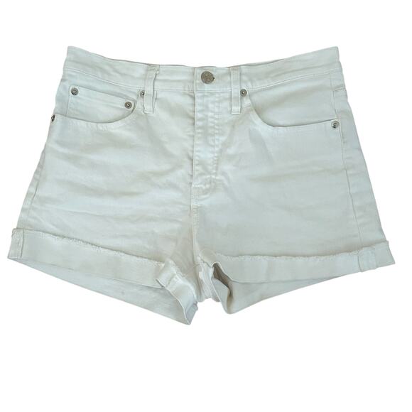 J. Crew Pants - J. Crew White High Rise 5 Pocket Design Jeans Shorts Size 27